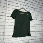 Gap Green Short Sleeve T-Shirt Blouse SZ Small Loose Relaxed Fit Y2K Streetwear Photo 1