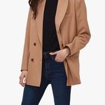 7 For All Mankind Double-Breasted Camel Blazer – Rare find ! Women’s Size Small Photo 0