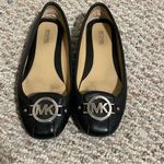 Michael Kors Leather Fulton Moc Flat Black Silver Hardware- Size 7 Photo 0