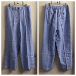 J.Crew NWT  Tall Harbor 100% Linen Pants Blue Size ST Small Tall Style CH855 Photo 2