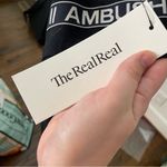 AMBUSH Logo Print Stirrup Pant Leggings Black High Rise Size 2 Photo 11