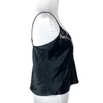 Victoria's Secret Victoria’s Secret Vintage Gold Label Spaghetti Strap Pajama Top Black Medium Photo 2