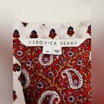 Veronica Beard  Jesila patchwork mini dress long sleeve flowy peasant M Photo 3