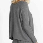 Johnny Was  Calme Tunnel Drawstring Women’s Grey Crop Sweater Size XS Photo 1