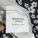 New Women's Floral Print Midi Maxi Dress Navy Small Noracora Short Sleeve V Photo 6