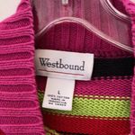 Westbound FINAL MARKDOWN  Multicolor Striped Sweater large Photo 3