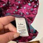 Lulus Always Decadent Magenta Floral Brocade Puff Sleeve Mini Dress  Size Medium Photo 9