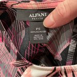 Alfani Cute ruffle woven sleeve floral cherry blossom blouse flowy boho Photo 5