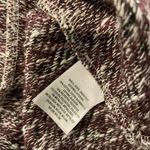 Akemi + Kin  Anthropologie Size S Burgundy Silver Knit Mock Neck Leopard Top Photo 10