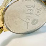 Betsey Johnson  Gold Filigree Face Watch Photo 6