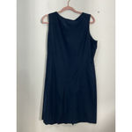 Liz Claiborne Womans Lizgolf 14 Navy 1 Piece Culotte Sleeveless Knee Length 14 Photo 1