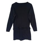 Free People  Beach Women’s Holly Black Drop Waist Long Sleeve Dress Photo 4