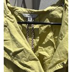 CAbi Vintage  Maritime Trench Coat Lime Green Buttons 3/4 Sleeve Women’s Sz XL Photo 3