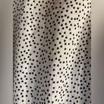 Max Studio All Over Heart Design Women’s Black White Long sleeve Blouse Large Photo 3