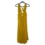 Free People Look into the Sun Maxi Dress Mustard Yellow Size Small NEW with Tags Photo 1