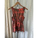 Tommy Bahama Hawaiian Tropical Supima Cotton Stretch Drawstring Empire Waist Top Photo 2