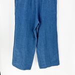 Ralph Lauren Lauren pinstriped high waisted wide leg blend summer size 14 Photo 4