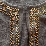 Worthington  Beaded Cropped Cardigan Brown Size Large Photo 1