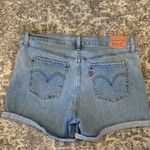 Levi's Levi’s Cuffed Mid Length Denim Shorts Photo 3