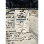 Silver Women's Santorini Capri Distressed Jeans in Medium Wash. Size 26 Blue Photo 4