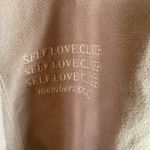 Mayfair The Label Group Self Love Club Sweatshirt Size OS Pink Photo 2