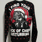 Star Wars  Darth Vader Ugly Christmas Sweater Size Medium Photo 0