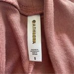 Athleta  Mauve Pink Ribbed Lounge Shorts Small‎ Modal Athleisurecore Photo 3