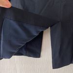 Theory  Tivona‎ Rokel Light in true Navy Blue Crepe Boyfriend Blazer Jacket Photo 4