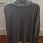 Rachel Roy Margaret Gray cowl neck long sleeve cotton Sweater, size XS relaxing Photo 5