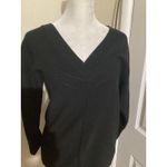 Talbots  Black V Neck 3/4 Sleeve Sweater Womens Size S Photo 1