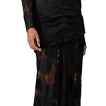Revolve  x ALEXIS Lucasta‎ Lace-Detailed Deep V Maxi Dress Photo 0