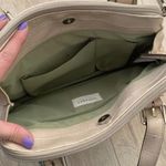 Villager  Liz Claiborne cream color faux leather handbag Photo 5