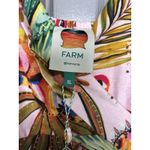 Farm Rio Women’s Into the Jungle Linen Blend Wrap Mini Dress Tropical XL New Photo 2