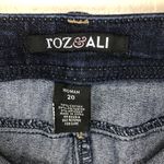 Roz & Ali Denim Straight Leg Jeans Sz 20 EUC PLUS SIZE Dark Wash Photo 7