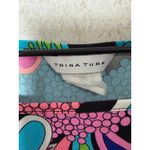 Trina Turk  Casablanca Floral Print Tunic Swim Cover Up Size Small Tropical Beach Photo 1