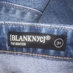 BLANK NYC  Blue Jeans Womens Size 31 Denim The Baxter Ribcage Straight Leg Stretch Photo 5