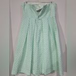 J.Crew  Strapless mint green / white dress size 6 Photo 8