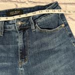Judy Blue  jeans  high waisted dark wide leg fray denim cropped ankle 9/29 Photo 2