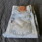 Levi's  501 light wash blue jeans wedgie straight  Photo 3