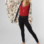 Buckle Sandy & Sid -  - Cream With Earthy Color Florals Dolman Kimono - Medium Photo 0