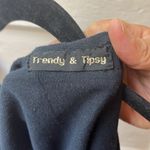 Trendy & Tipsy black Jimi Hendrix purple haze sleeveless lace up vneck bodysuit Photo 6