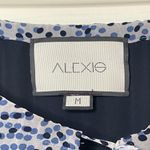 Alexis  LANELLE PRINTED LONG-SLEEVE MINI DRESS IN BLUE sz M Photo 1
