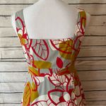 Maeve Anthropologie 70’s Vibrant Floral Midi Dress Size 4 Photo 6