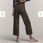 Anthropologie  Maeve Colette Magic Fabric Cropped wide-Leg Pants in Dried Fern Photo 2