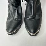 Dingo Vintage  Black leather Fringe Western Boots 7.5 Photo 5