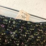 J.Crew  Tweed Pencil Skirt Back Slit Wool Blend Lined Green Purple 2 Photo 3