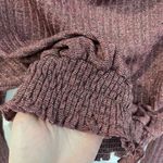 Peach Love California Sparkle Pink Mauve Ribbed Asymmetrical Top Women’s Size L Photo 5