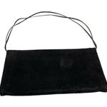 Banana Republic  Black /Suede Leather Purse Handbag Shoulder Bag Co Photo 3