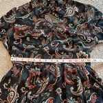 Forever 21  Long Sleeve All Over Paisley Print Mini Dress | Size Small Photo 10