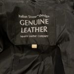 Vintage Italian Black Leather Textured Jacket (Vintage /
80s / Navarre Leather) Size 14 Photo 6
